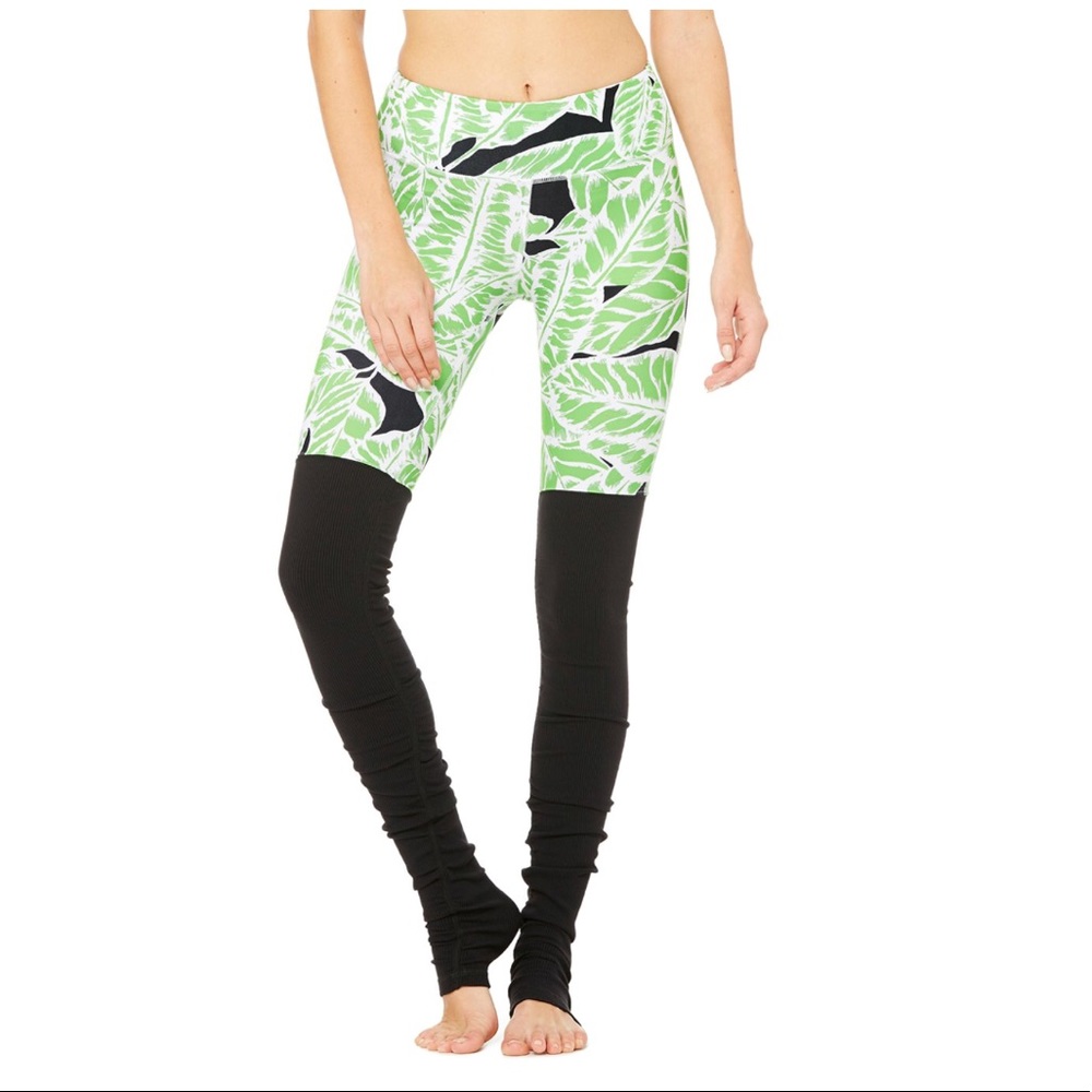 Alo Yoga Goddess Legging in Tropical Print
